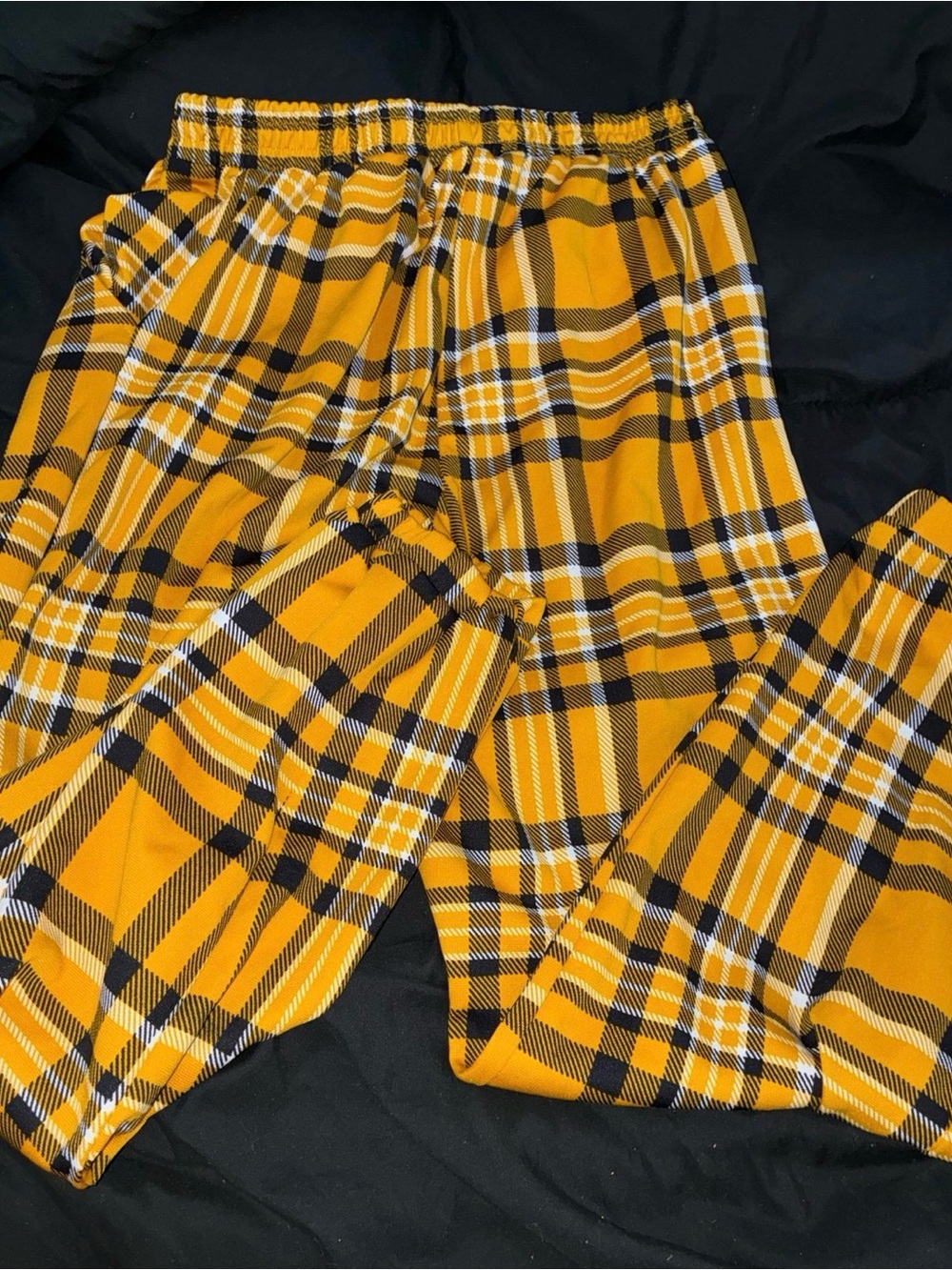 Fashion nova Yellow Plaid Bottoms